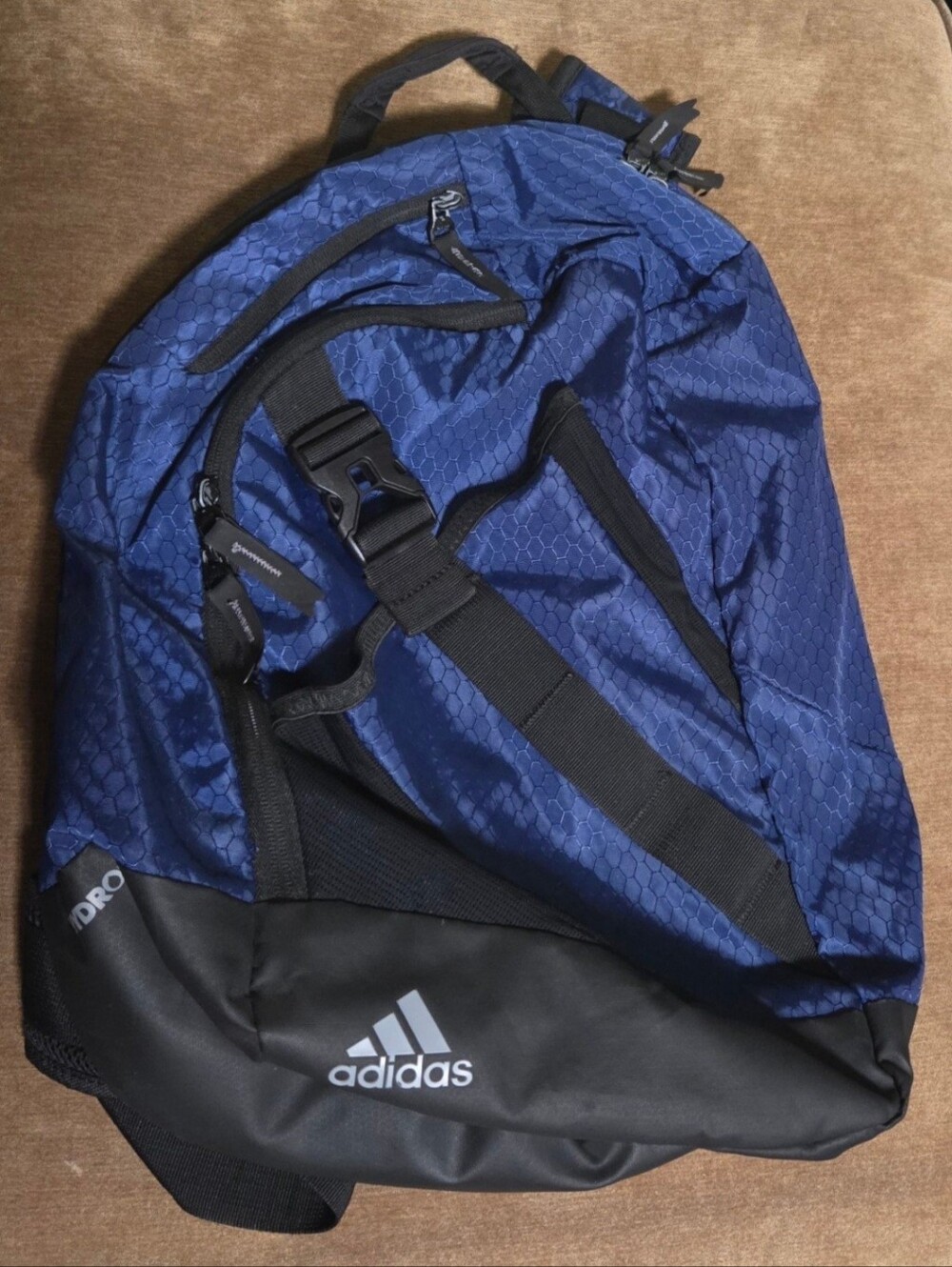 adidas Blue and Black Men's Sports Backpack